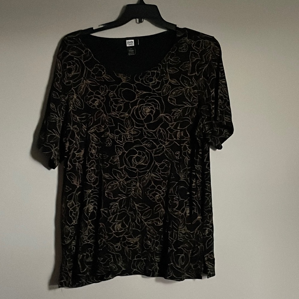 Shirt sleeve blouse